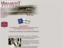 Tablet Screenshot of miramont.com